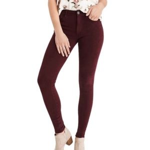 🍇Burgundy American Eagle Super Stretch Jegging